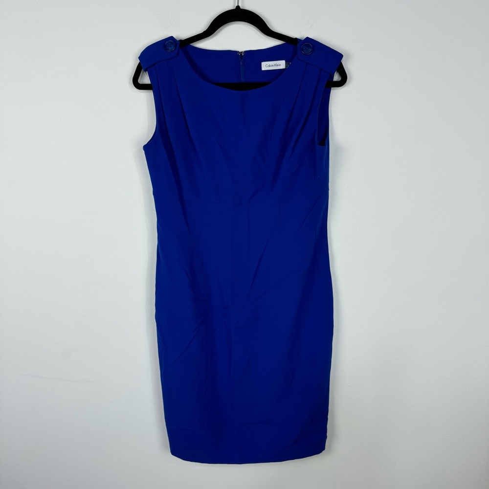 Calvin Klein Blue Mini Dress